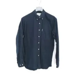 コロンビアネイビー ボタンダウン 長袖シャツMサイズ