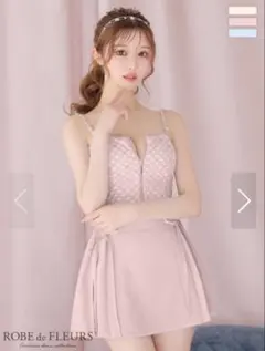 ROBE de FLEURS ピンクドレス Mサイズ