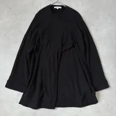 ENFOLD 変形デザイントップス スウェット 黒 38のサムネイル