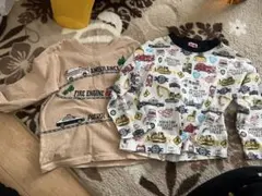 車両モチーフ長袖Tシャツ 95サイズ