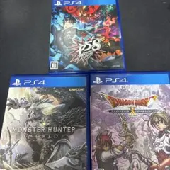 PS4 ゲーム 3本セット ペルソナ5スクランブル