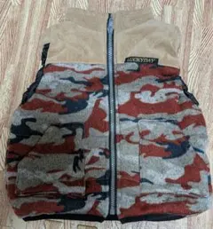迷彩柄ダウンベスト 110cm