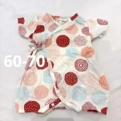 くろわっさんすべべ ベビー甚平 60-70cm 夏