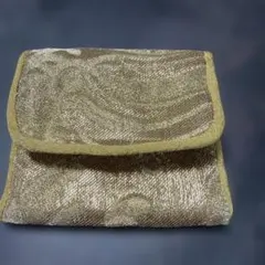 ゴールドカラー マルチケース 小物入れ・財布