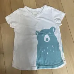 【オレンジハッカ】男の子　Tシャツ110㎝　クマ　男の子半袖110のサムネイル