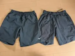 Mizuno & adidas 黒 ハーフパンツ セット