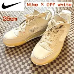 美品✨ナイキ nike AIR JORDAN 4 OFFWHITE × AJ4