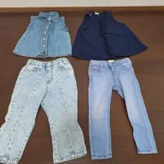 ザラ　ムージョンジョン　デニム　ボトムス　トップス