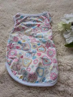 犬服 カラフルハートタンクトップ