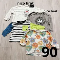 nico hrat ニコフラート 他 長袖Tシャツ ロンT 4点セット