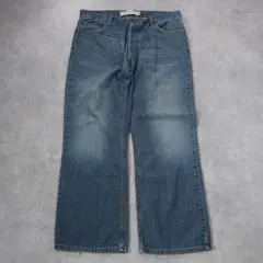 リーバイス567 W36 ルーズブーツ フレア 青 00s 古着 17679