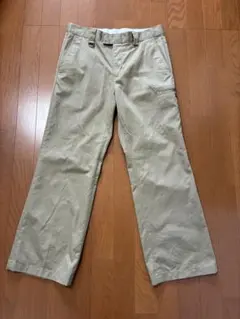 GU UNDERCOVER チノフレアパンツ ベージュ LMジーユー