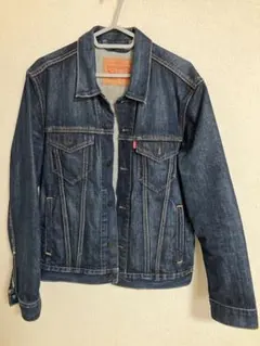値下げ　リーバイス デニムジャケット S ダークインディゴブルー