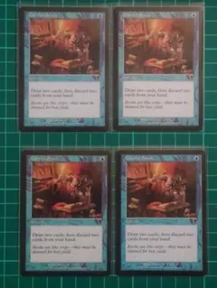 MTG 入念な研究/Careful Study [ODY]青C（英）×4枚