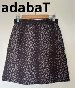 adabaT アダバット ゴルフウェア スカートキュロットヒョウ柄 【未使用】