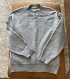 スウェットライクニットオーバーサイズプルオーバー　　Mサイズ