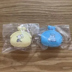 PEANUTS スヌーピー　ちょっと大きなシリコンがまぐち　2点セット