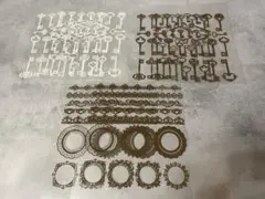 ヴィンテージ風アイロンプリントシート計6枚　鍵柄　フレーム柄