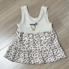 日焼けキティ ヒョウ柄 水着 90cm