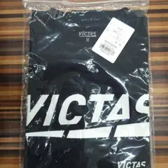 VICTAS 卓球 プレイロゴティー ブラック Mサイズ
