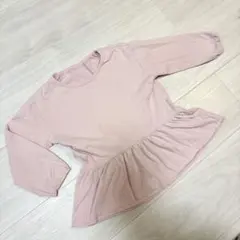 ユニクロ UNIQLO エアリズム コットンクルーネックT 長袖 90cm