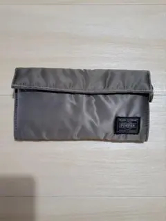 プルトップが PORTER 刻印‼️PORTER タンカー 長財布 グレー
