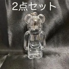 ベアブリック用 BE@RBRICK クリアケース キーホルダー くま