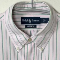 美品 Ralph Lauren ラルフローレン ストライプ 長袖 シャツ ポニー