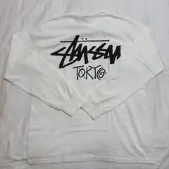 白ML stussy tokyo L/S Tee 東京 ロンT 白ML stussy tokyo L/S Tee 東京 ロンT - メルカリ
