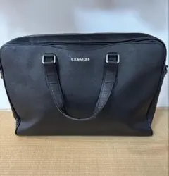 COACH ブラック ビジネスバッグ