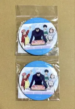 呪術廻戦0 ベルベット仕様 缶バッジ 五条悟 TSUTAYA MAPPA - メルカリ