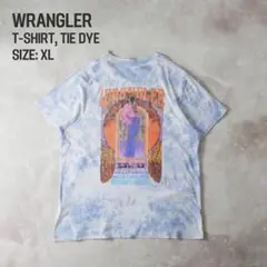 Wrangler 90s シングルステッチ プリントT タイダイ XL