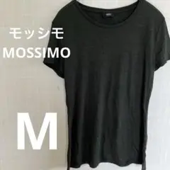 モッシモ MOSSIMOダークグレー 半袖Tシャツ【M】