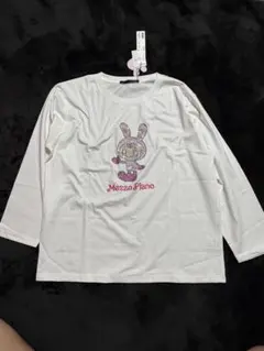 Heather × mezzo piano コラボ 長袖Tシャツ ホワイト 新品
