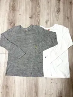 ハリウッドランチマーケット　ストレッチフライスロングTシャツ　XXL 2枚組