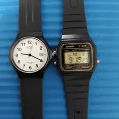 CASIO 腕時計 2本セット F-91WとMW-59
