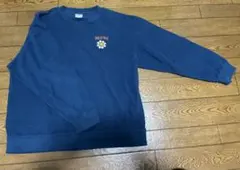 刺繍トレーナー ネイビー