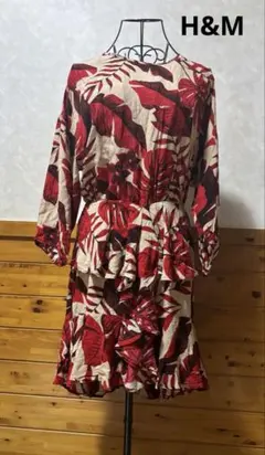 H&M コラボ コレクション ワンピース花柄 エキゾチック 38