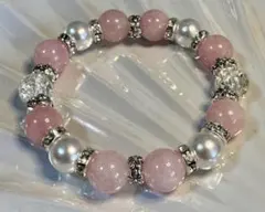 (533) 天然石 パール ブレスレット༊·˚