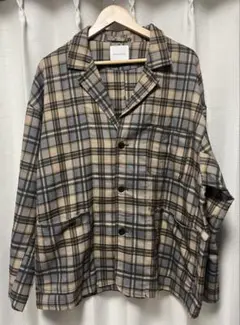 FREAK'S STORE　サイズL　ジャケット　ワイドシルエット　チェック柄のサムネイル