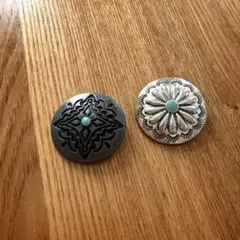 【最安値】2コ 450円　コンチョボタン