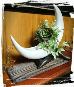 ✴SOUL'd OUT☆ちぇこ様専用✴三日月と流木のアートオブジェ②