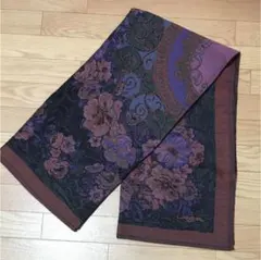 LANCEL ランセル マフラー ショール 柄 紫のサムネイル