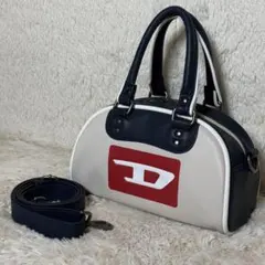 ディーゼル　DIESEL 2way ミニボストン 極美品】DIESEL ディーゼル 2way ミニボストンバッグ - メルカリ