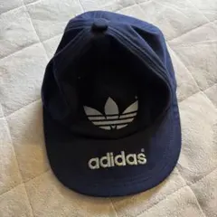 80s adidas cap デサント製 トレフォイルロゴ