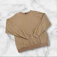 ビームスハート　長袖Tシャツ　ブラウン　Sサイズ　綿