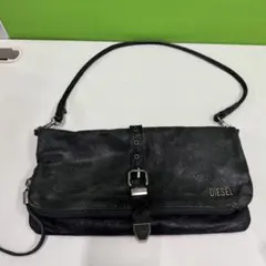 DIESEL ブラック ショルダーバッグ