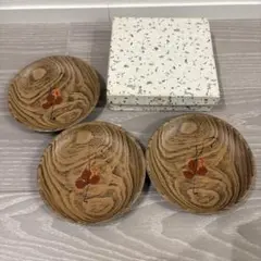 【食器棚整理品】漆器 菓子器 3個セット