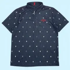 CALLAWAY キャロウェイ ゴルフ 半袖ポロシャツ LL ネイビー メンズ