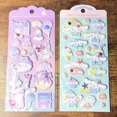 サンリオ　ジュエルマシュマロステッカーズ　クロミ　シナモロール